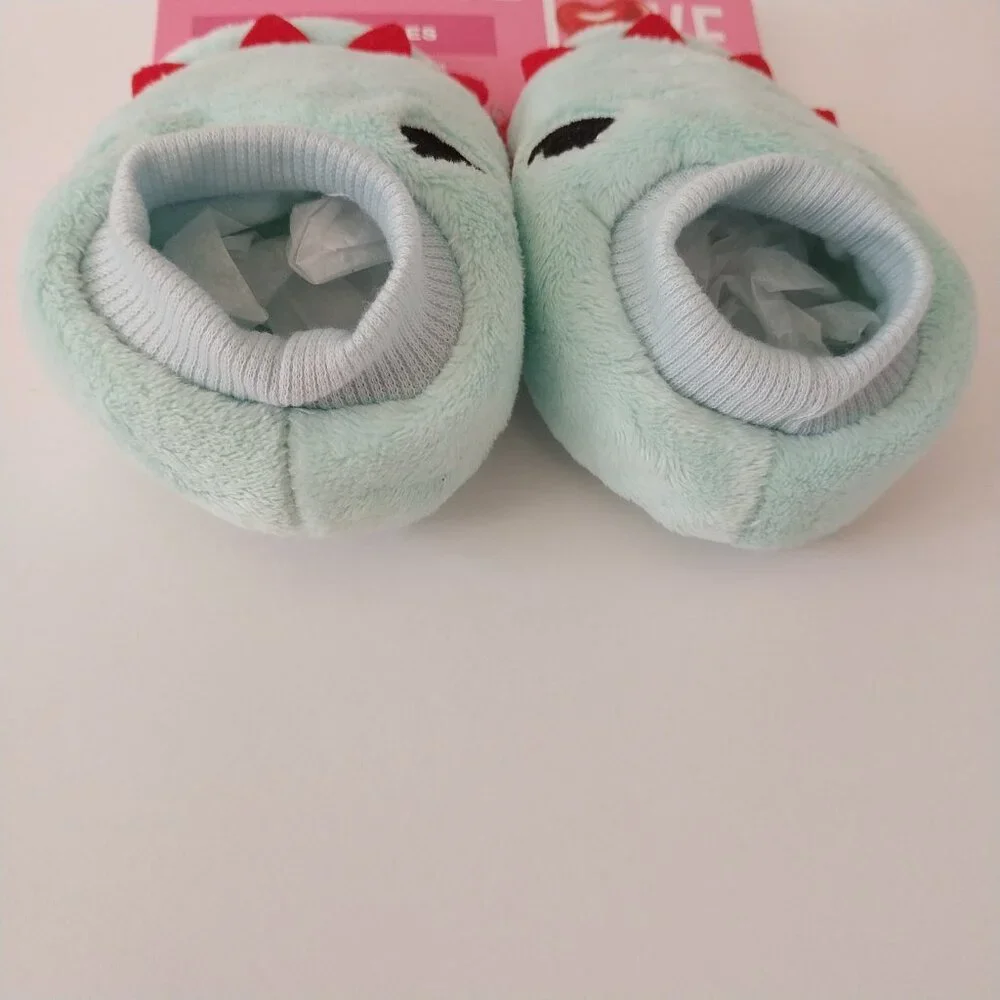 NWT My 1st Valentine's Day Dinosaur Bib and Booties